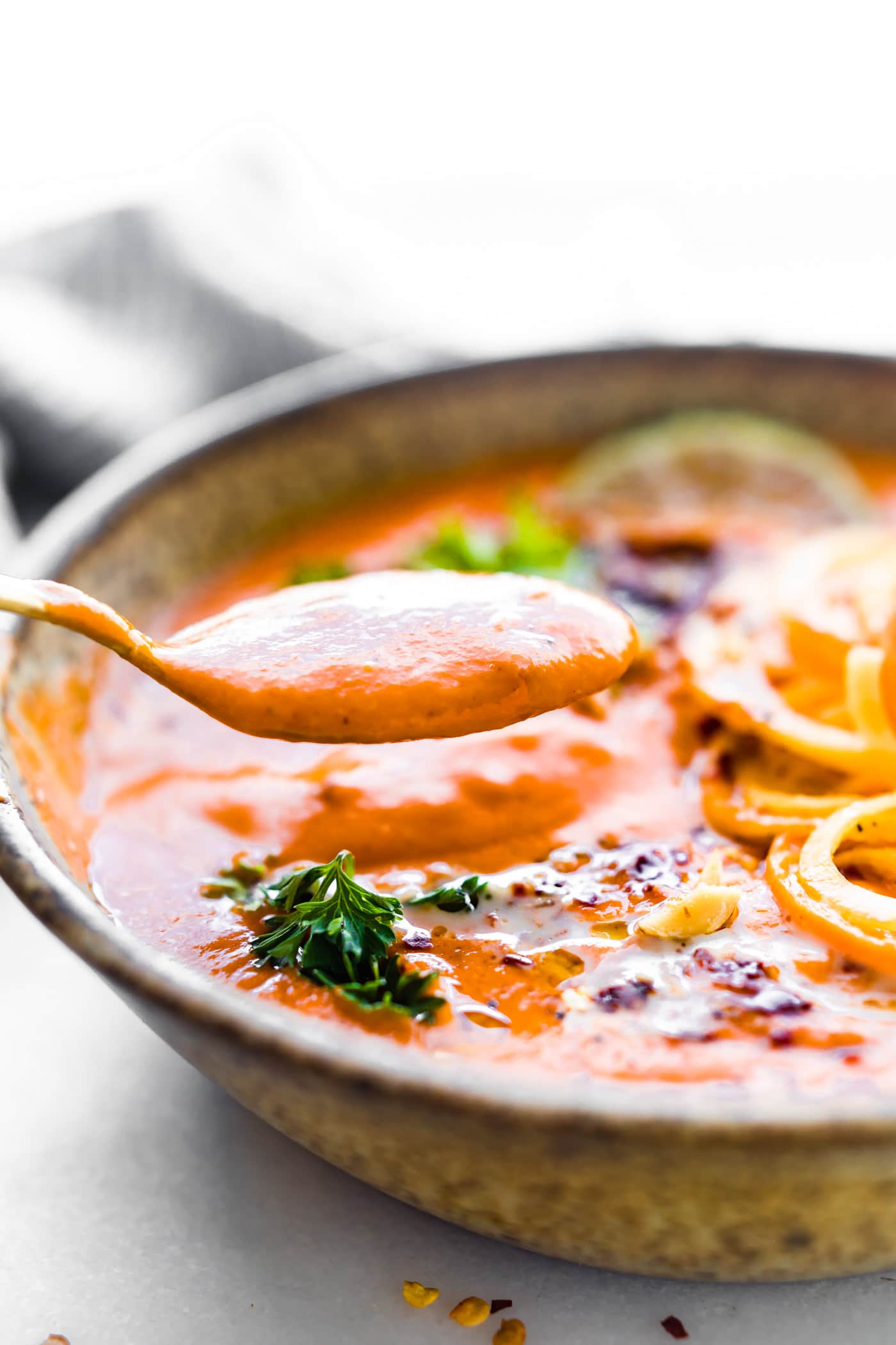 Creamy Zanzibar Carrot-Tomato Soup Vegan