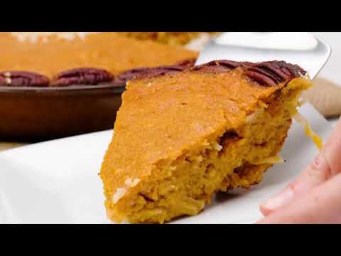 Crustless Sweet Potato Pie (Paleo, Gluten Free Recipe)