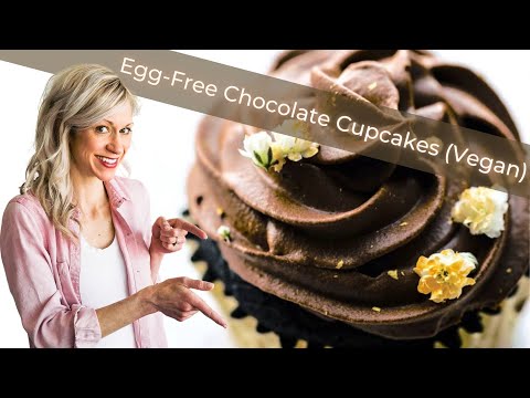 Gluten Free Chocolate Cupcakes (Vegan Option)