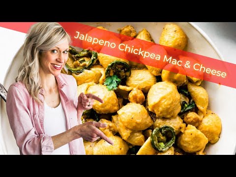 Vegan Jalapeño Chickpea Mac and Cheese