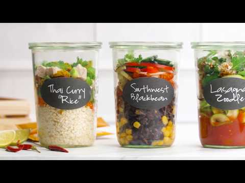 Make Ahead Instant Soup Jars with Protein