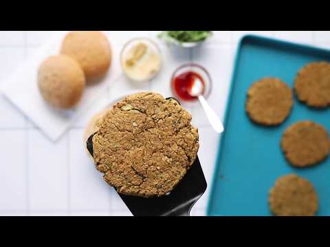 Freezable Vegan Veggie Burger Recipe {Soy Free}