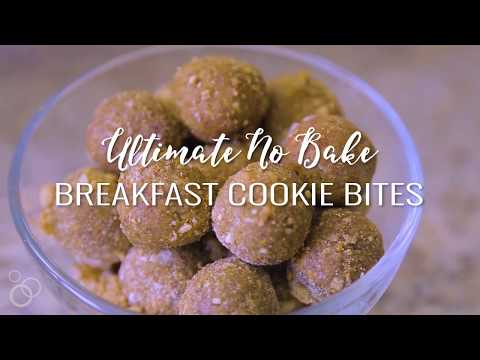 The Ultimate NO BAKE Breakfast Cookie Bites {Gluten Free, Vegan}