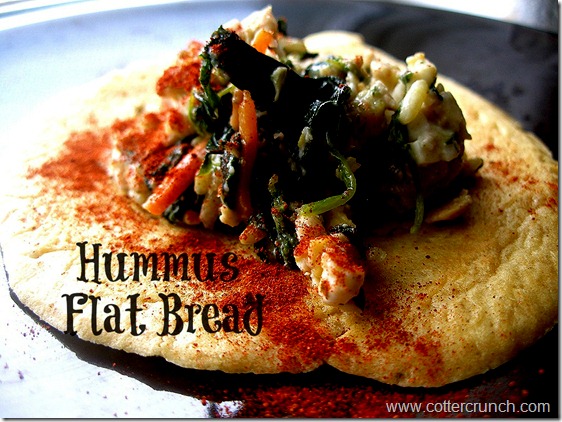 hummus flat bread