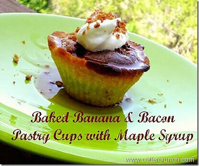 Banana Pastry Cups GLuten Free