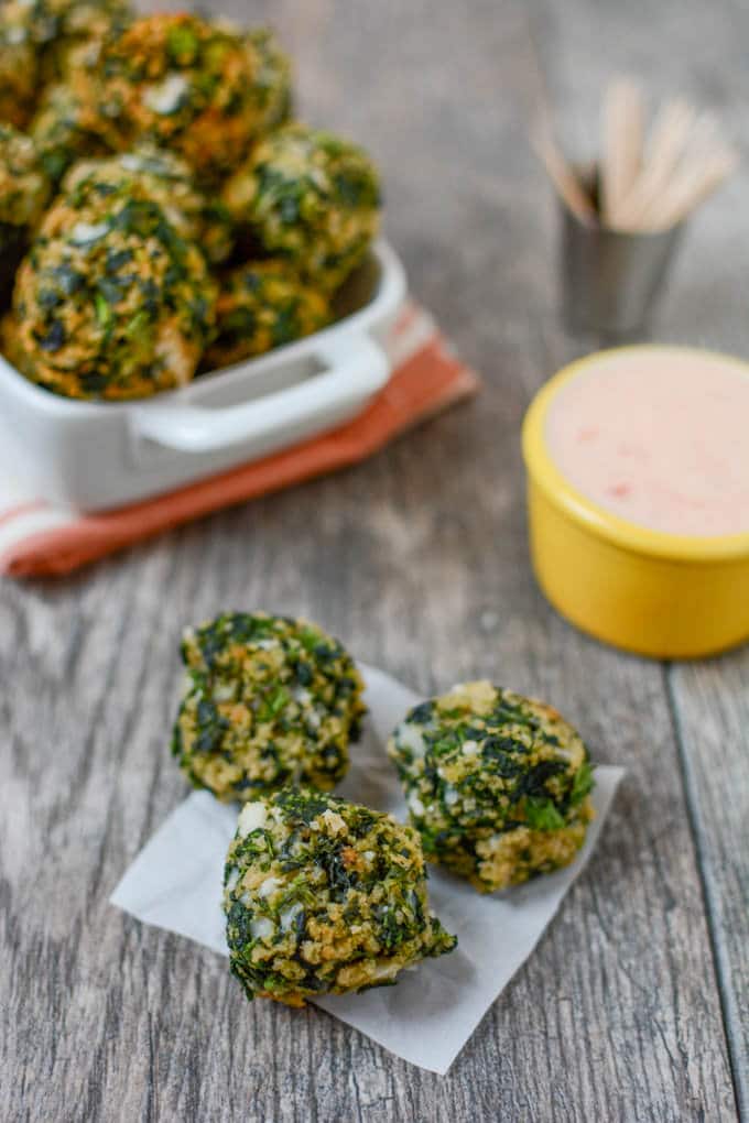 Spinach-Balls! Healthy and great for kids