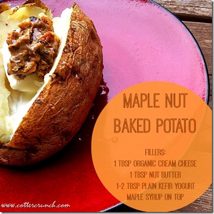 Maple Nut Baked Potato