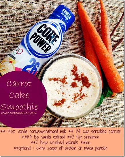 carrot cake smoothie pin