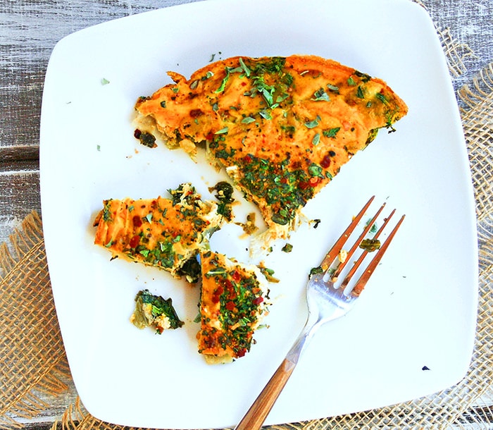 turkey kale pumpkin frittata- Paleo friendly and great use of leftovers.