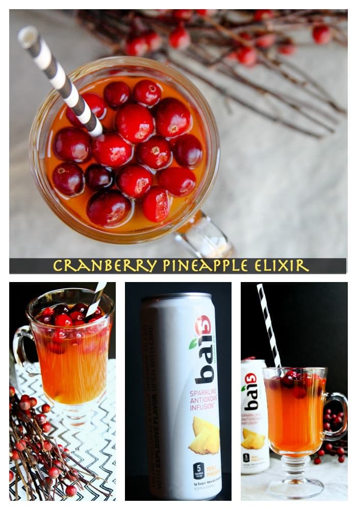 Cranberry Pineapple Bai Gut Healthy Elixir Recipe - cottercrunch.com