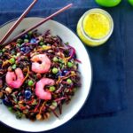 Beet and Wild Rice Shrimp Salad