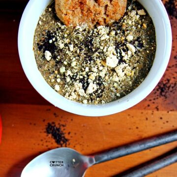 Hemp protein gives a big health boost to your breakfast in this Vegan Caramel Coffee Protein Chia Pudding! It's nutrient dense and delicious!