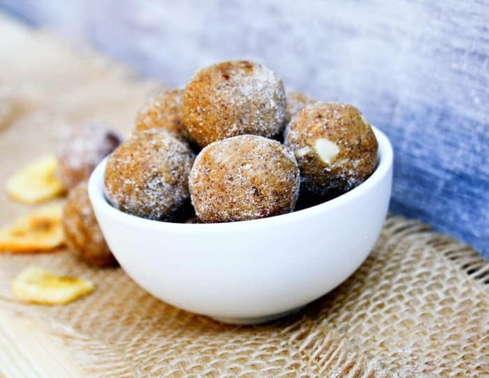 grain free cinnamon spice Healthy Bites - One of 5 Portable Gluten Free Pre Workout Snacks on CotterCrunch.com