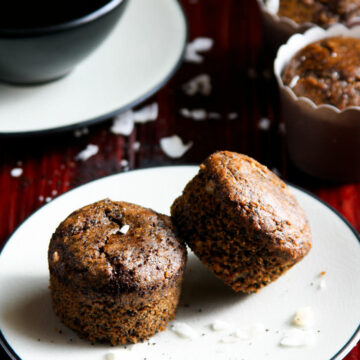 paleo muffins made with coconut and espresso