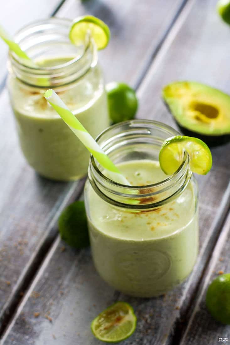 Creamy and naturally sweetened Paleo Key Lime Smoothie! Gluten free and dairy free but still tastes like dessert. A Healthy Smoothie packed with nutrients! Great for breakfast, snacking, and soothing for your digestion!