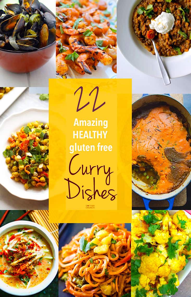 The Best Gluten Free Curry recipes around the web! These 22 Gluten Free Curry recipes sure to keep you Healthy this Fall! All easy to make, full of amazing nutrients and flavor, and perfect for entertaining or a family meal. #asian #thai #indian #recipes