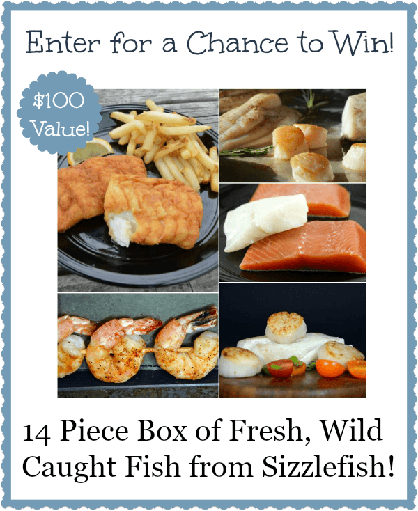 Sea themed party menu and @sizzlefishfit giveaway!