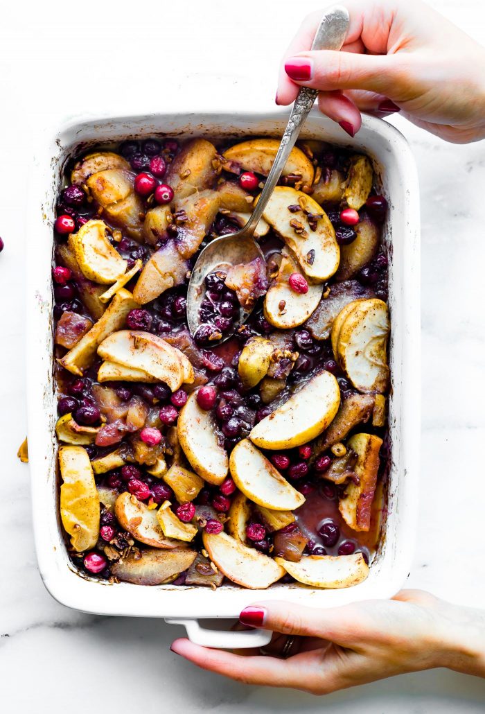 Spiced Hot Fruit Bake | 17 Vegan Recipes to Kick Off the New Year