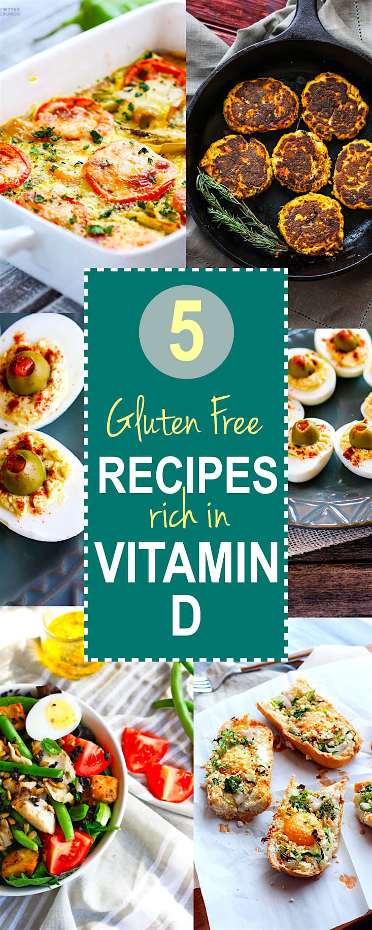 5 Gluten Free Recipes with Eggs to Boost your Vitamin D! Stay healthy this year with these nourishing gluten free Vitamin D rich recipes. Easy to make, healthy, and family approved!