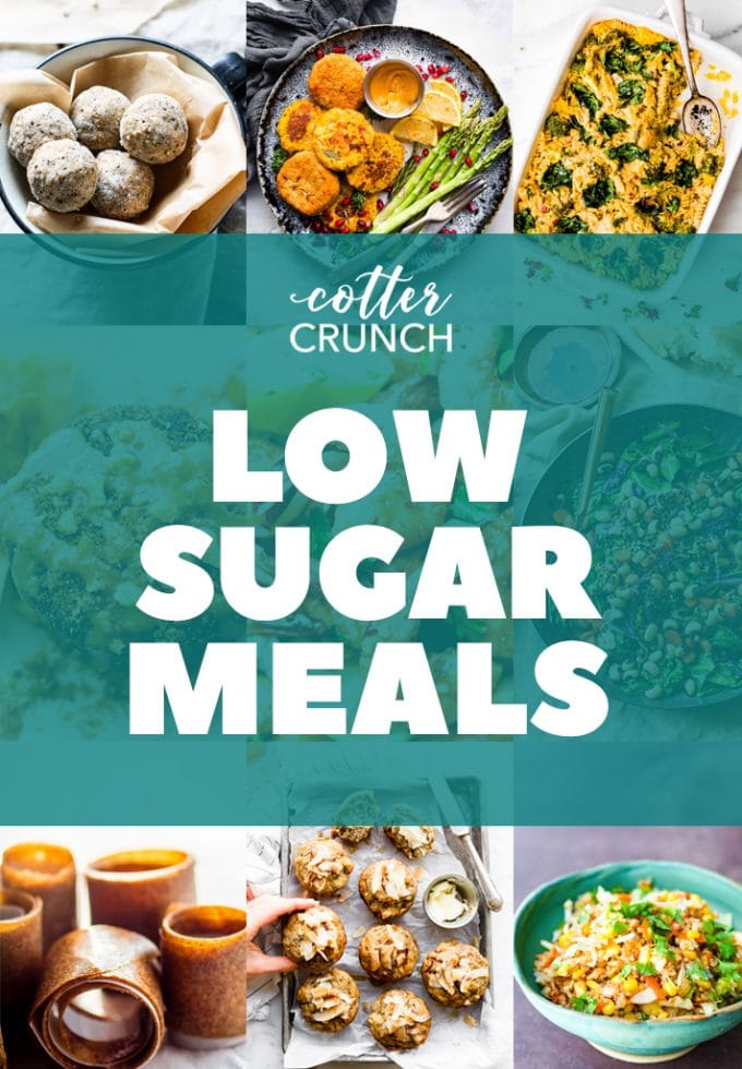 low sugar gluten free meal plan photo collage