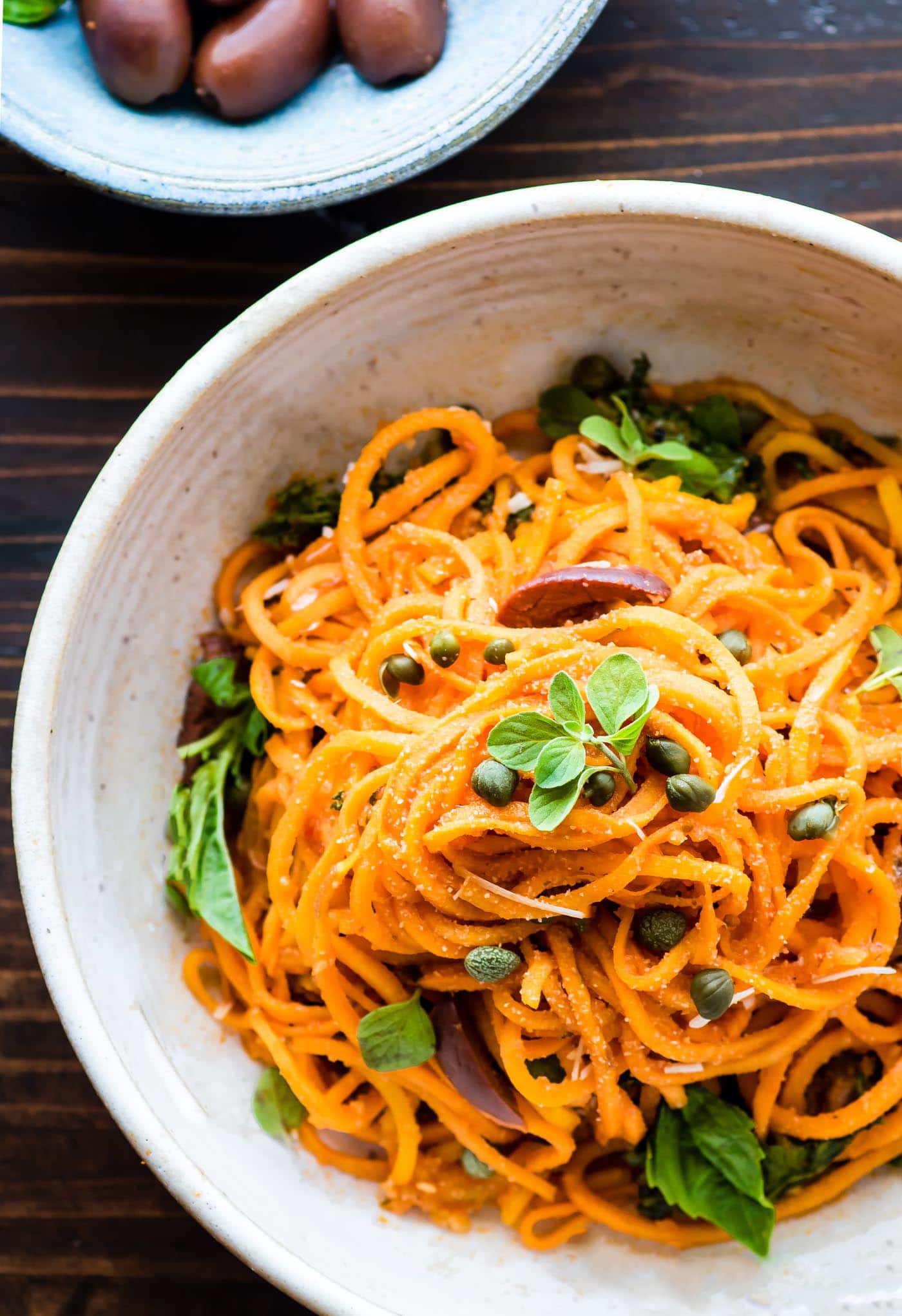 Snappy Italian Sweet Potato Spaghetti Bowls {Paleo, Vegan} - Cotter ...