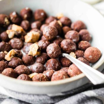 Cookie Crunch Cocoa Puffs Homemade Cereal, made with just 5 Ingredients! Gluten Free homemade cereal made right in your kitchen.