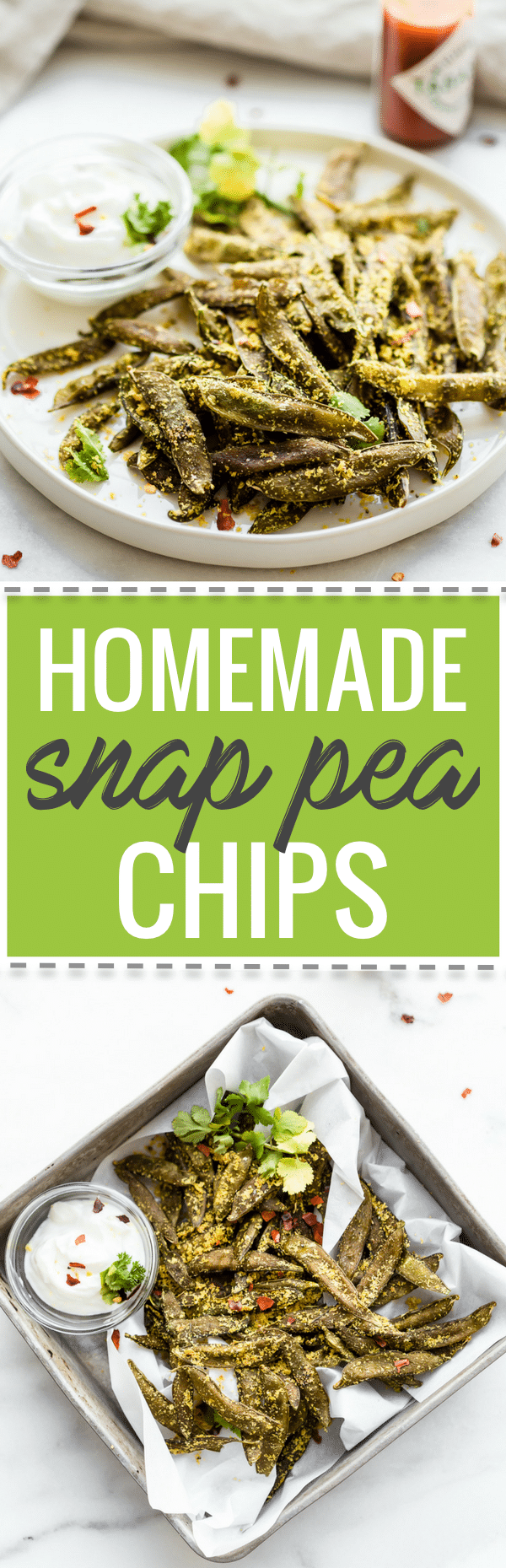 How to Make Homemade Snap Pea Chips in the oven or dehydrator! Have you ever wanted to make your own snap pea chips and save on money? Well, it’s quite an easy recipe. Just season to your liking and pop in the oven or dehydrator. All it’s takes is 3 ingredients! A Vegan, Paleo, and budget friendly snap pea chips recipe. www.cottercrunch.com