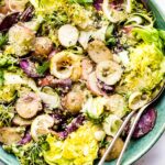 spring dill pesto sauce tossed into a wedge salad