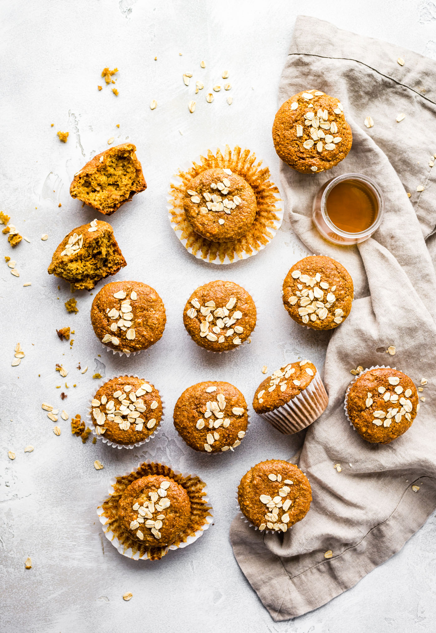 These Flourless Honey Oat Ricotta Muffins are easy to make for a healthy breakfast or snack! A Gluten-free Ricotta Muffins recipe that's honey sweetened and rich in protein, fiber, and calcium. Flourless baking made quick and simple