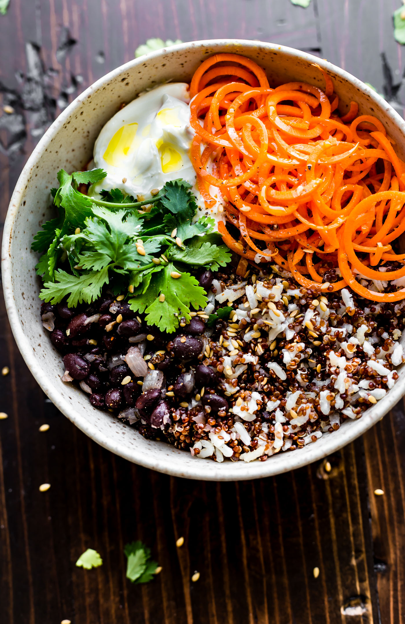 Gluten free Balance Bowls! No matter what you call these plant powered "balance bowls"— Power bowls, buddha bowls, Macro Bowls, Quinoa Bowls, etc. They truly are easy to make! A healthy meal prep bowl packed full of balanced macronutrients, vitamins, minerals, and more!