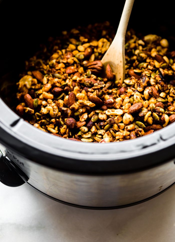 Thai Curry Spiced Slow Cooker snack mix