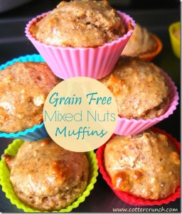 Grain Free Mixed Nut Muffins