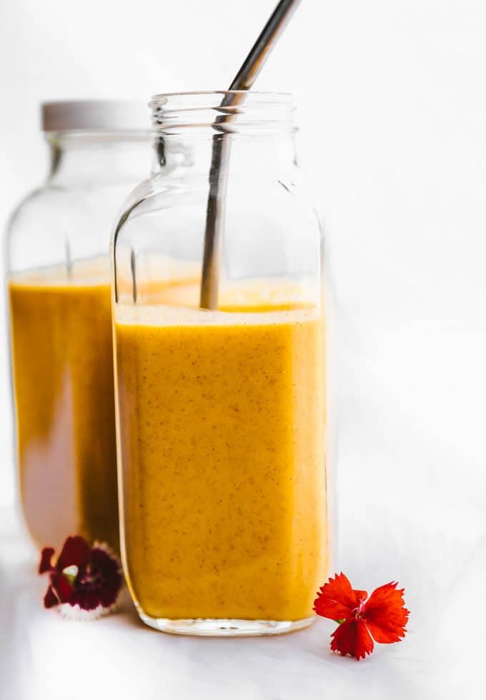 probiotic immunity boosting orange smoothies