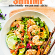 wok fired orange garlic shrimp