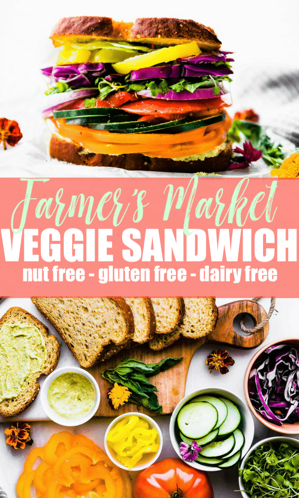 2 farmers market ultimate veggie sandwich - canyon bakehouse