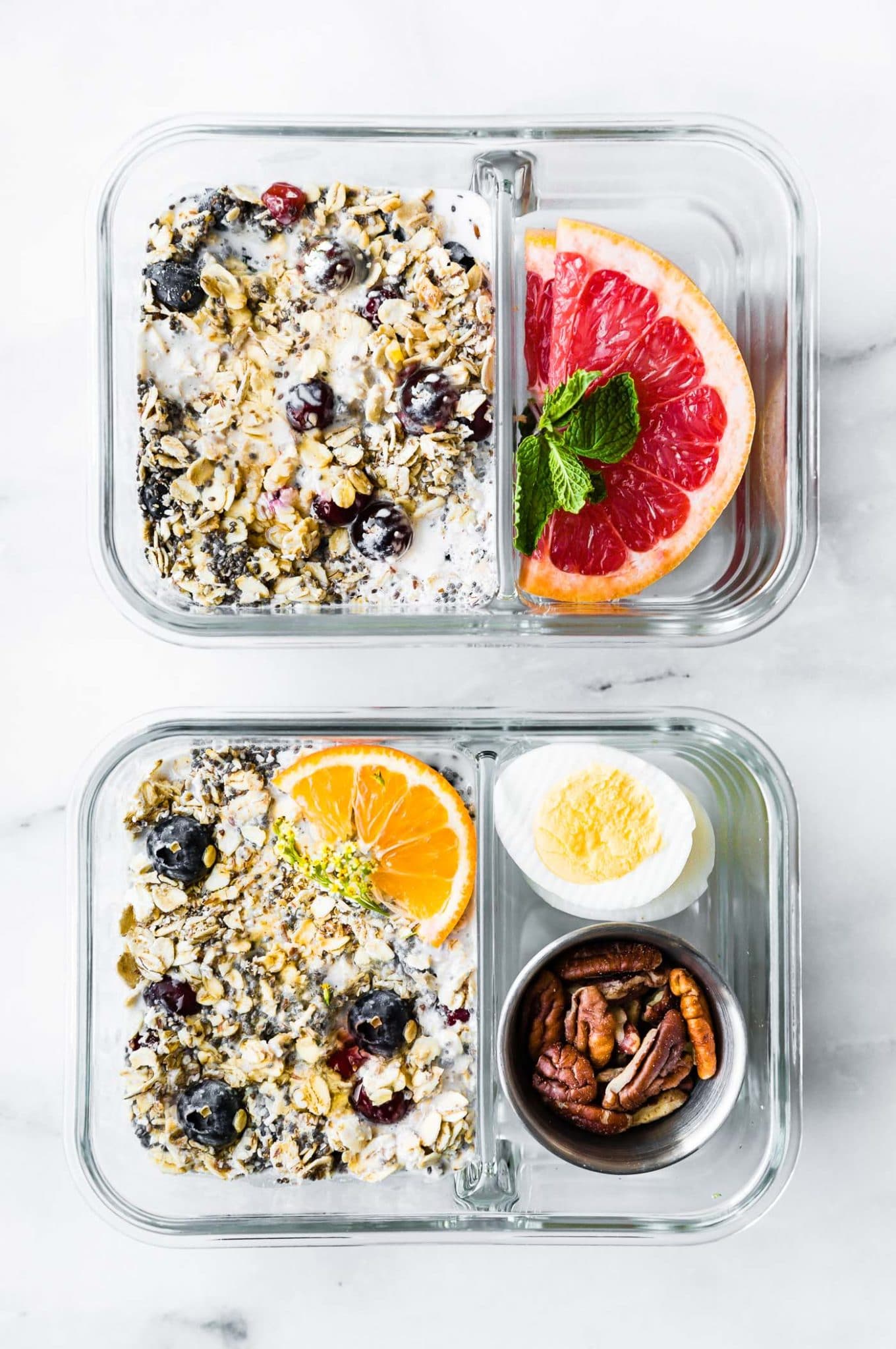 Superfood Overnight Oatmeal {Healthy Meal Prep 2 Ways} - Cotter Crunch