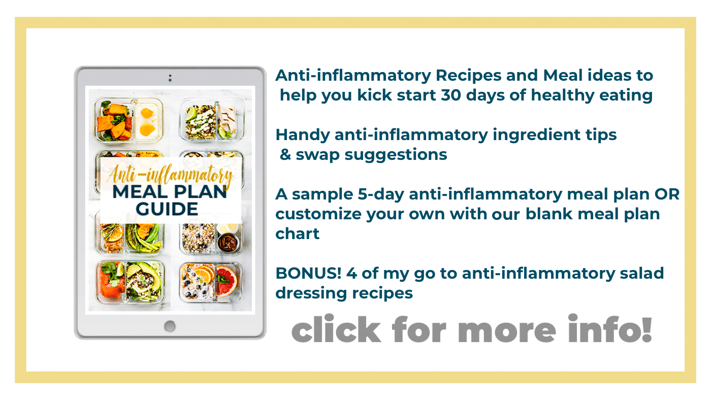Anti-inflammatory Meal Plan 30 day Guide ebook banner