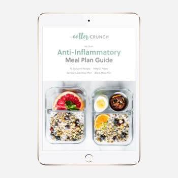30 Day Anti Inflammatory Meal Plan Guide cover on ipad