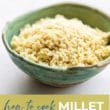 titled image: how to cook millet