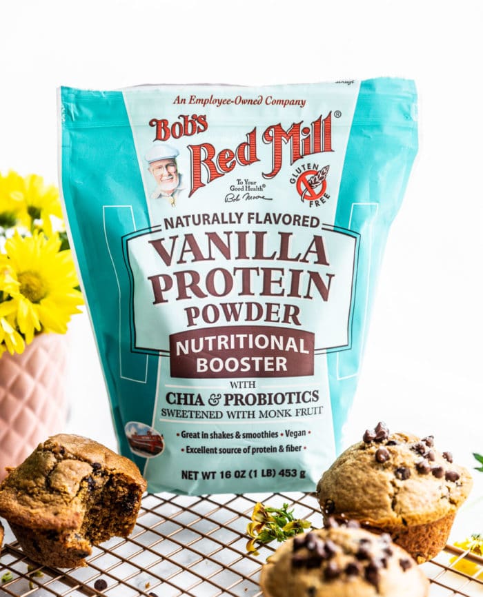 bag of Bob's Red Mill vanilla protein powder nutritional booster