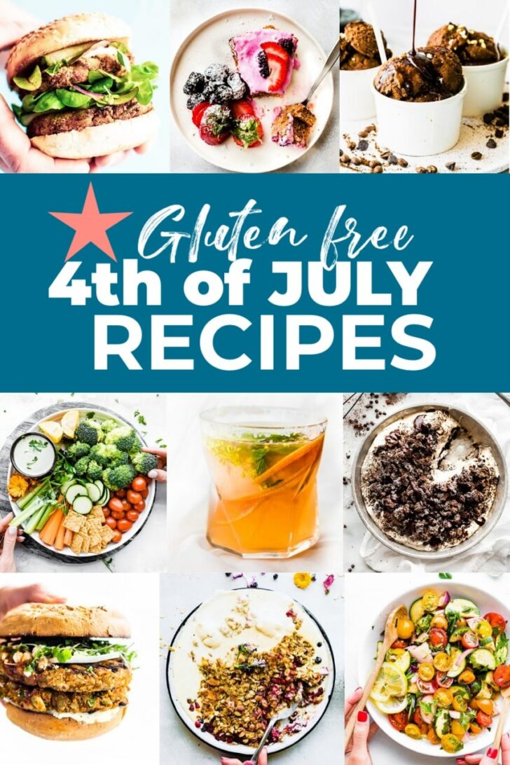 Healthier gluten free 4th of July recipes that everyone in the family will love!