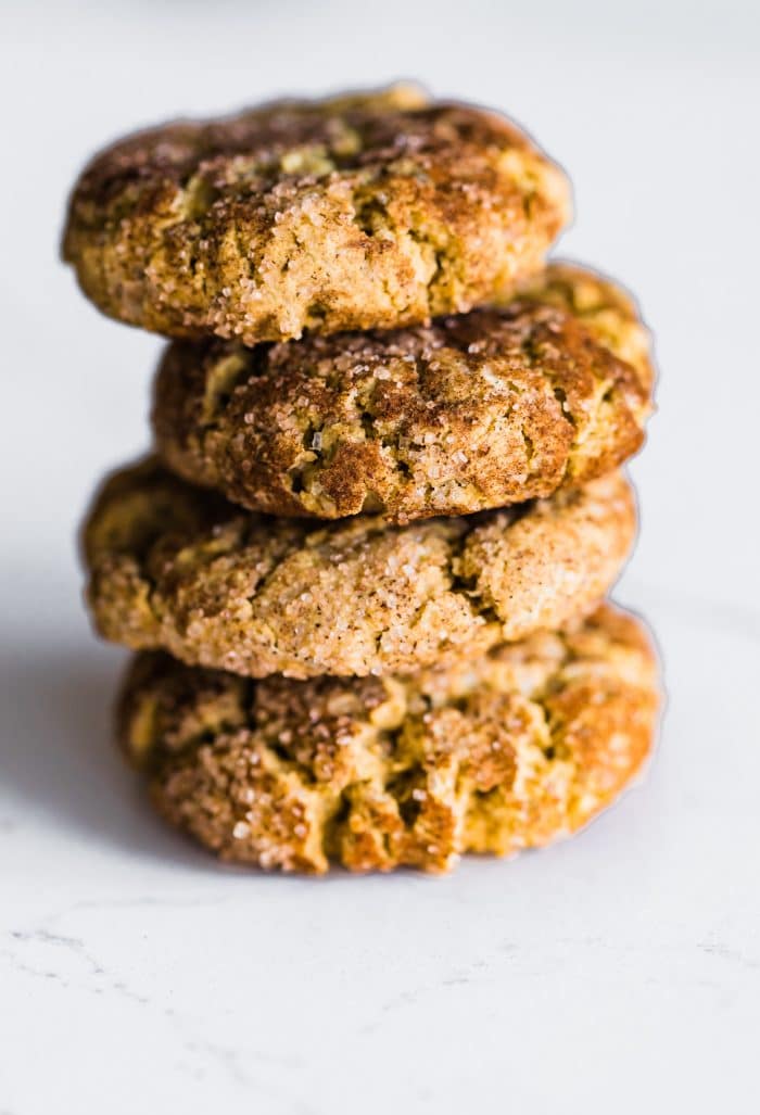 Brown Butter Snickerdoodle cookies egg free_-6