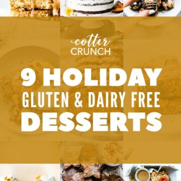 titled photo: 9 holiday gluten and dairy free desserts