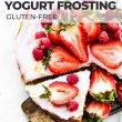 Almond Cake with Yogurt Frosting Pin image