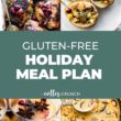 Gluten Free Holiday Recipes Meal Plan Pinterest Image