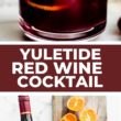 Yuletide Moon Red Wine Cocktail Pinterest Image