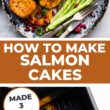 How to Make Salmon Cakes Pinterest Image