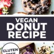 Vegan Donut Recipe Pinterest Image