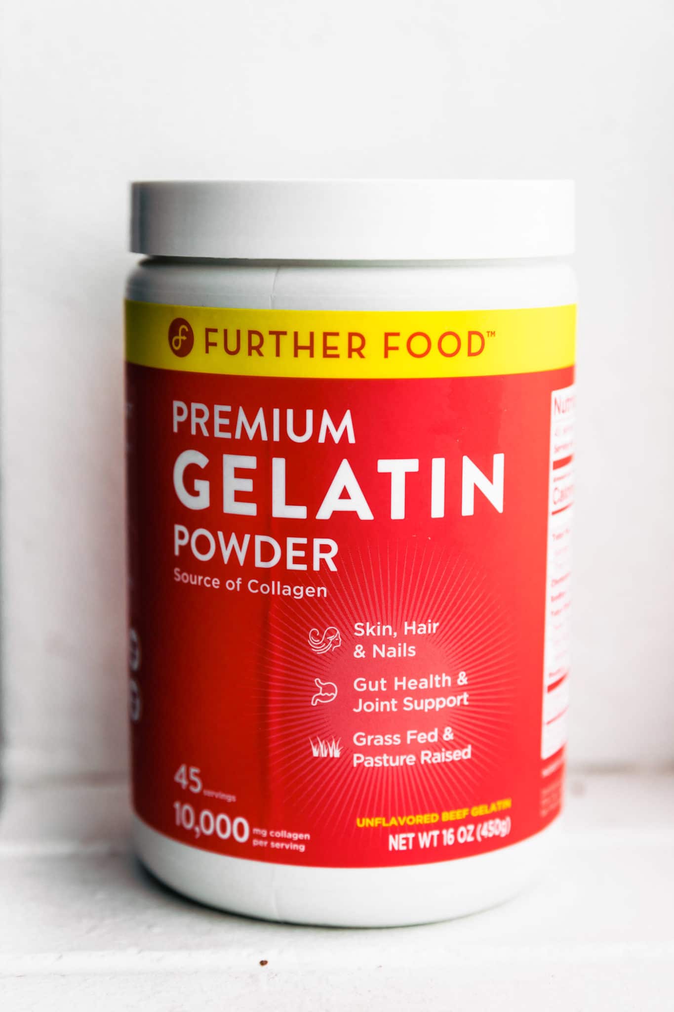 image of further foods premium gelatin powder