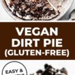 Vegan Dirt Pie Recipe Pinterest Image